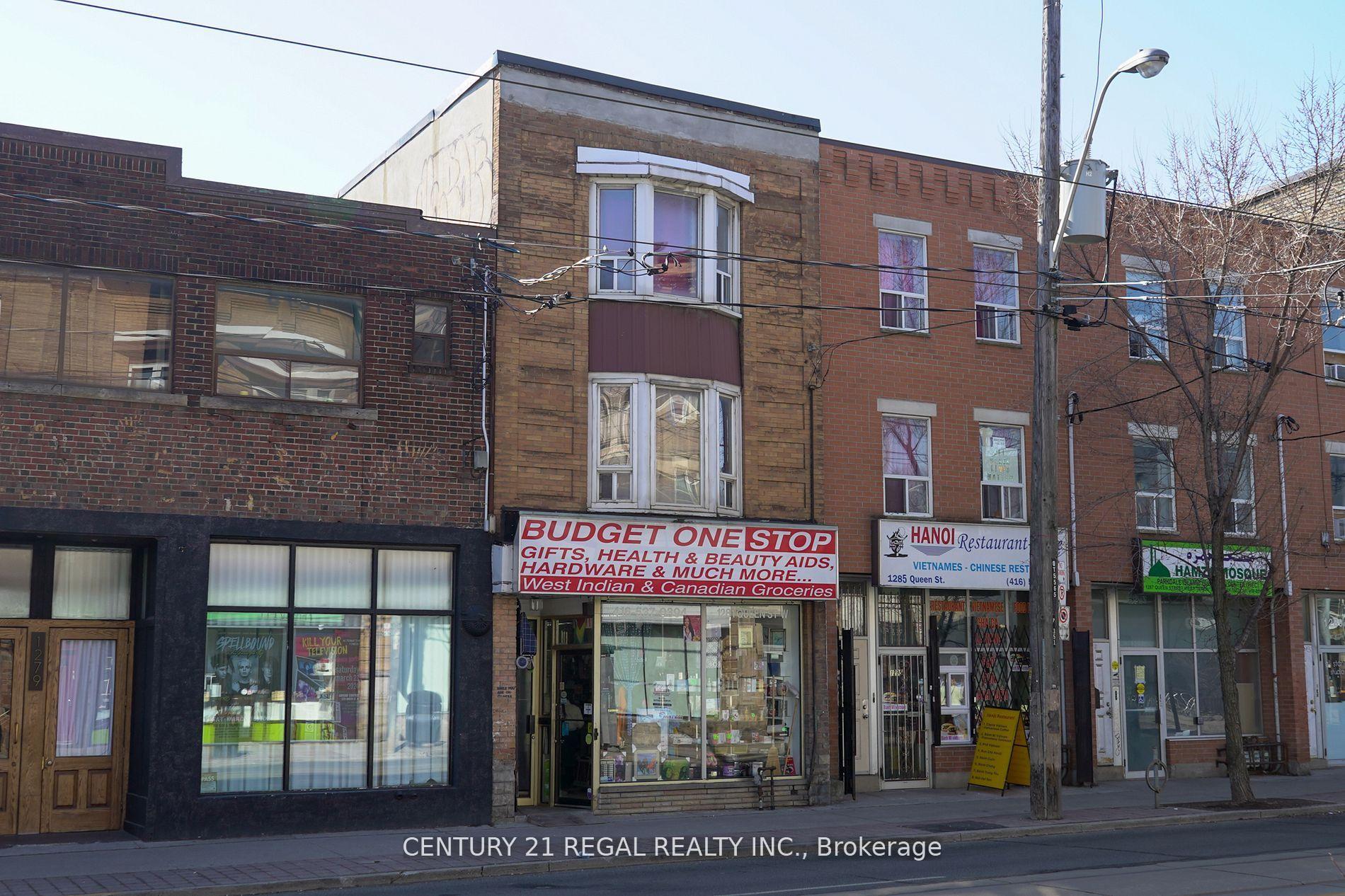 Front of 1281 Queen Street W
