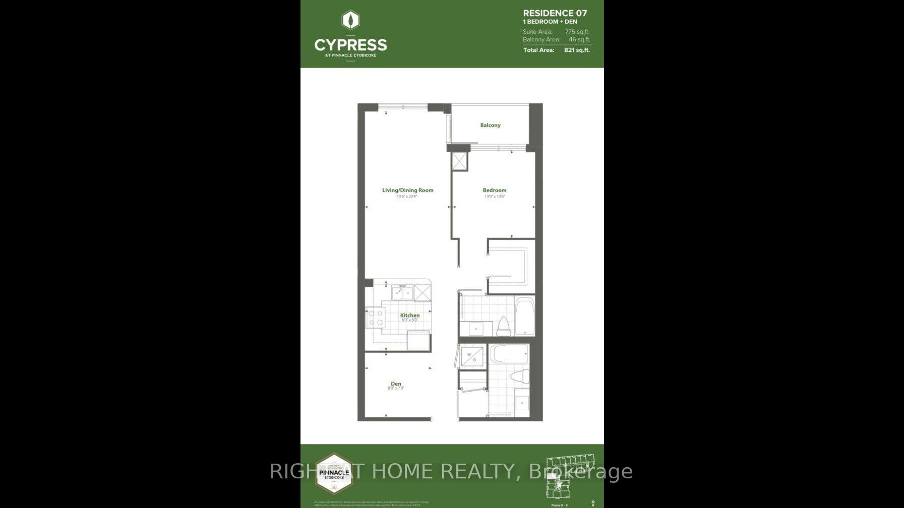 Photo 2 of Unit 607, 50 Thomas Riley Road, Etobicoke, Islington-City Centre West — HOMEH