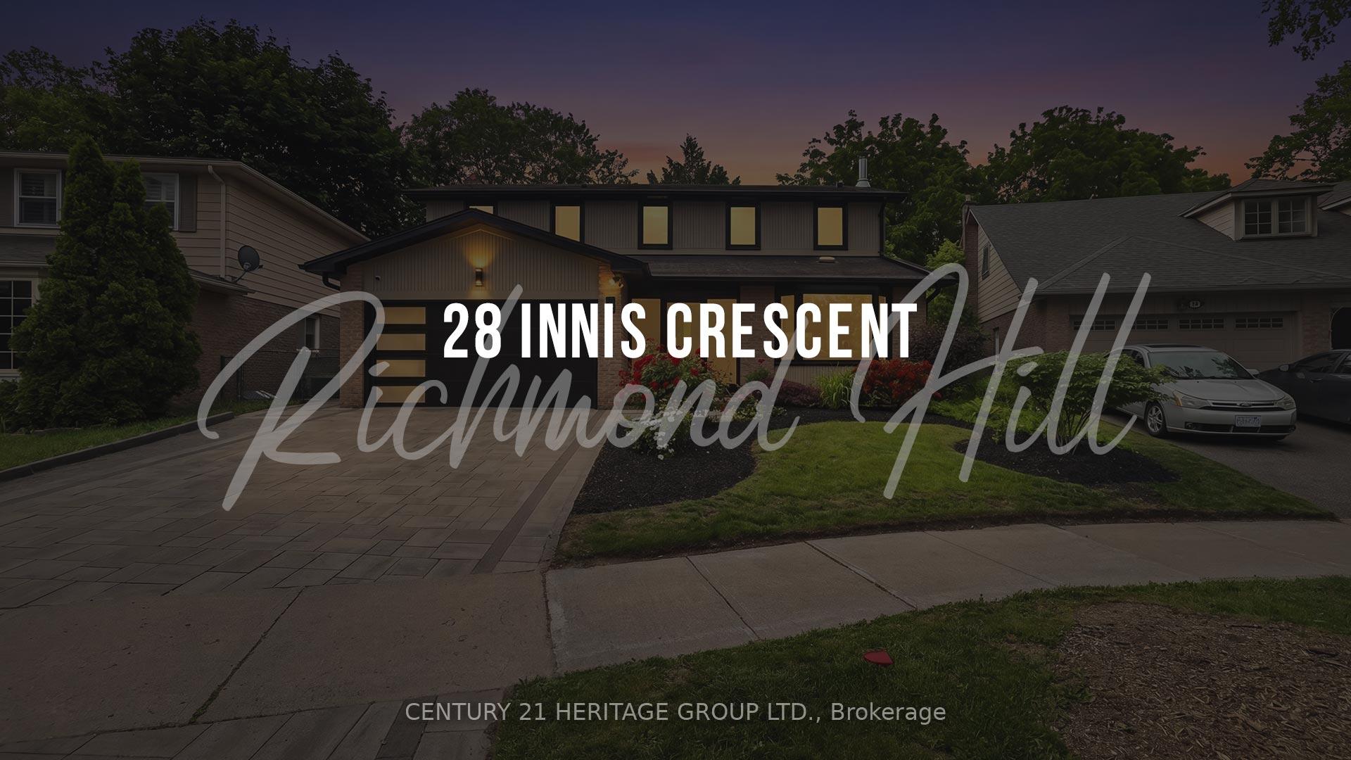 Photo 49 of 28 Innis Crescent, Richmond Hill, Mill Pond — HOMEH