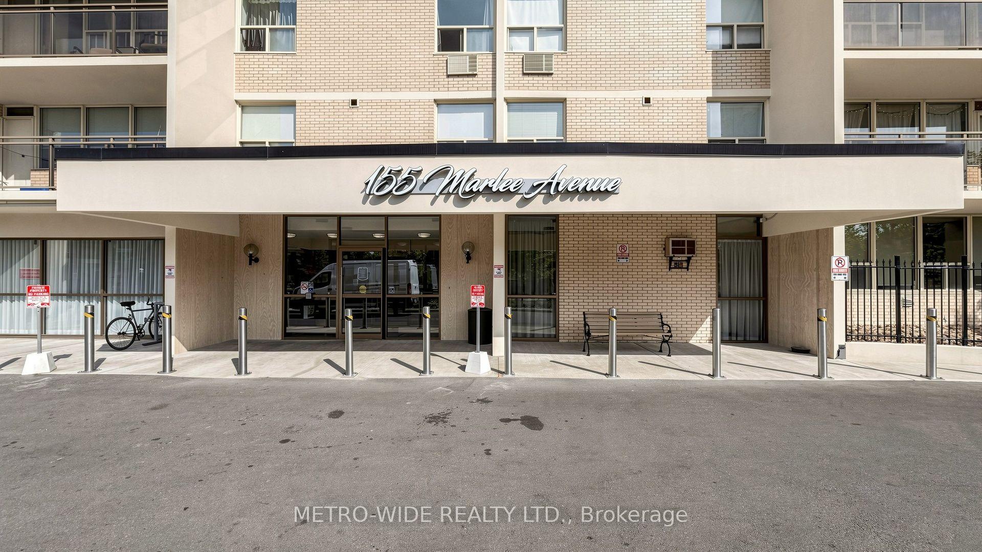 Front of Unit 601, 155 Marlee Avenue