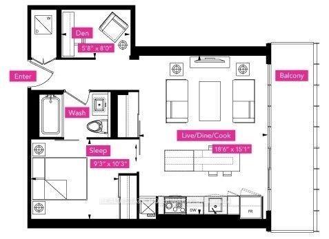 Photo 3 of Unit 2608, 101 Charles Street E, Toronto, Church-Yonge Corridor — HOMEH