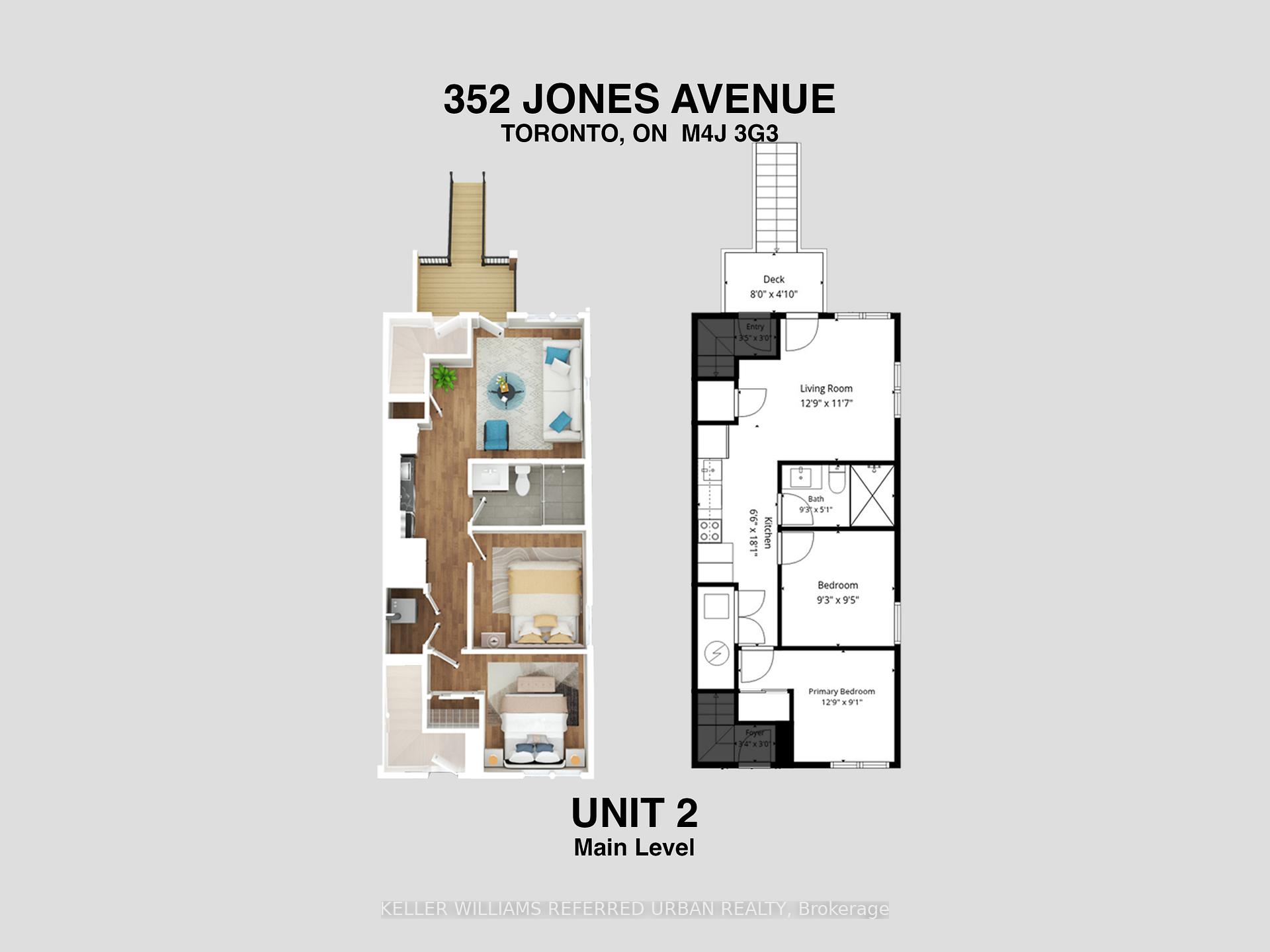 Photo 13 of Unit 2, 352 Jones Avenue, Toronto, Blake-Jones — HOMEH