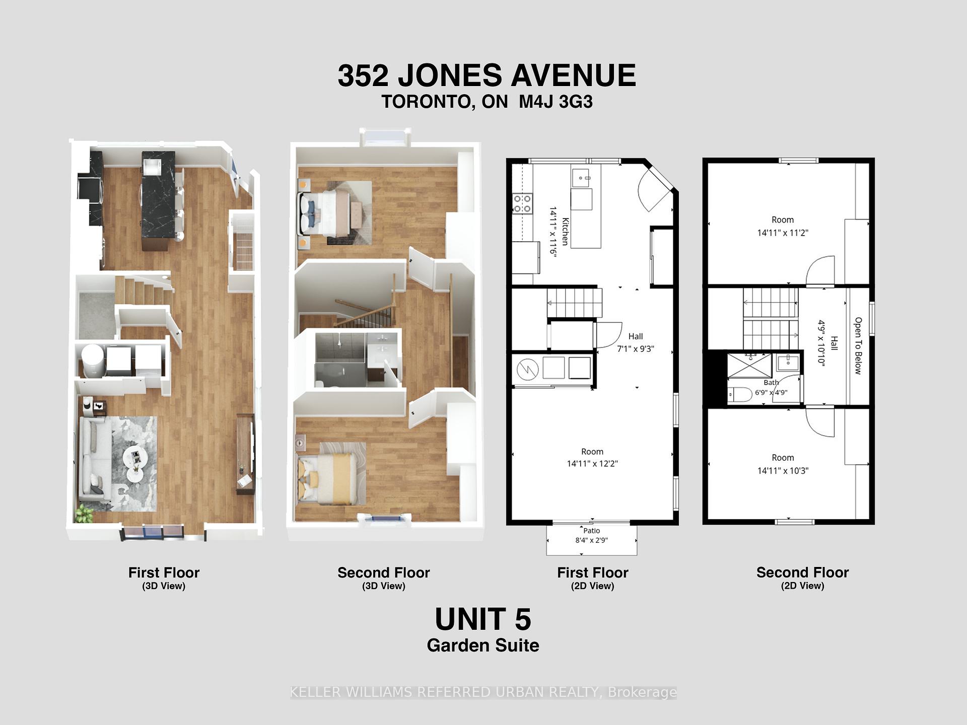 Photo 18 of Unit 5, 352 Jones Avenue, Toronto, Blake-Jones — HOMEH