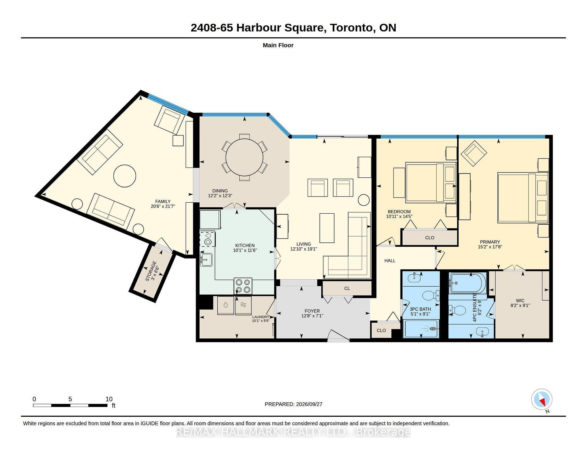 Photo 43 of Unit 2408, 65 Harbour Square, Toronto, Waterfront Communities — HOMEH