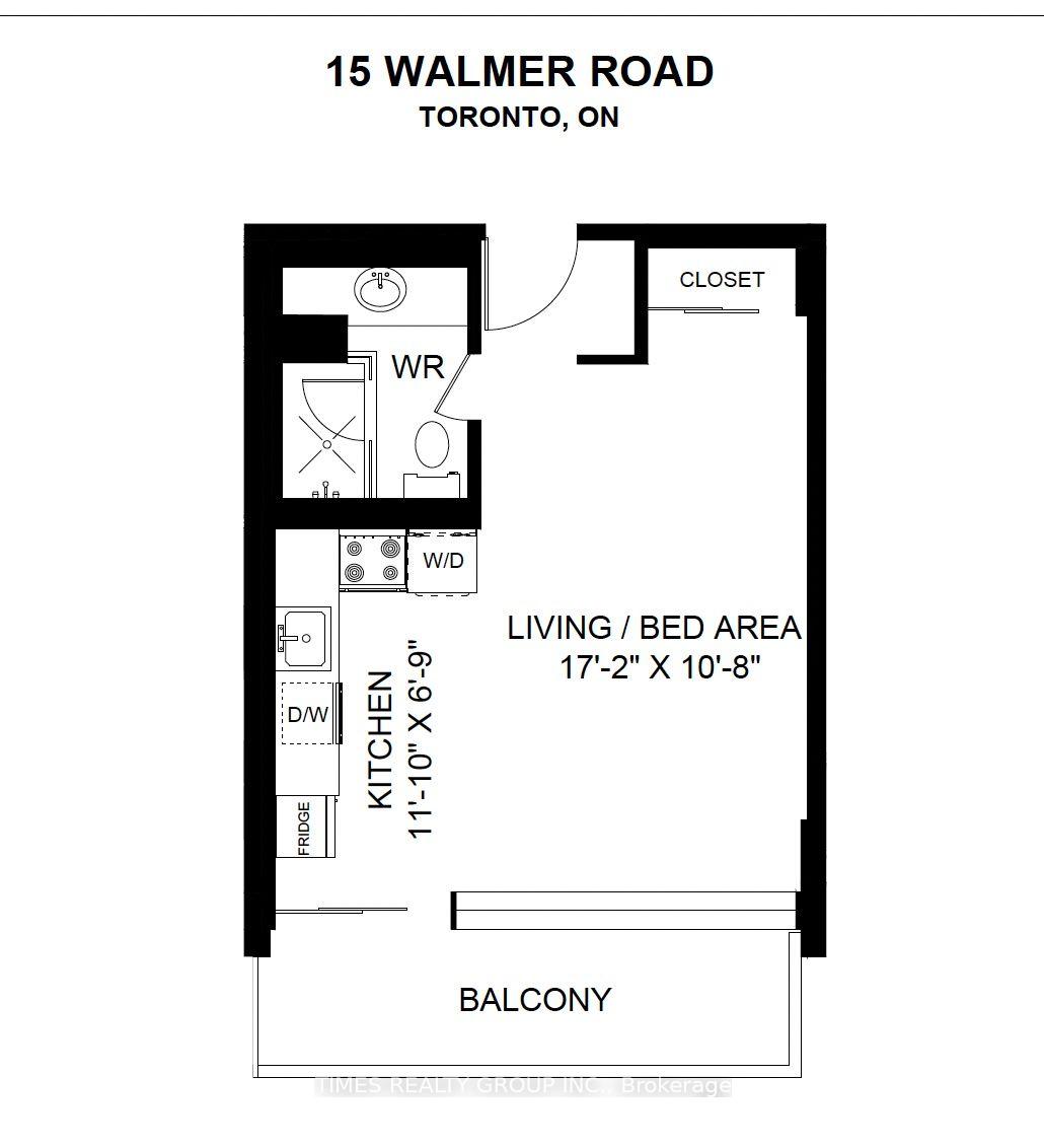 Photo 6 of Unit 504, 15 Walmer Road, Toronto, The Annex — HOMEH