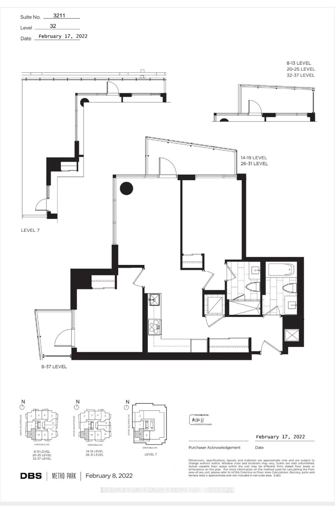 Photo 9 of Unit 3211, 15 David Salomon Drive, Toronto, Flemingdon Park — HOMEH