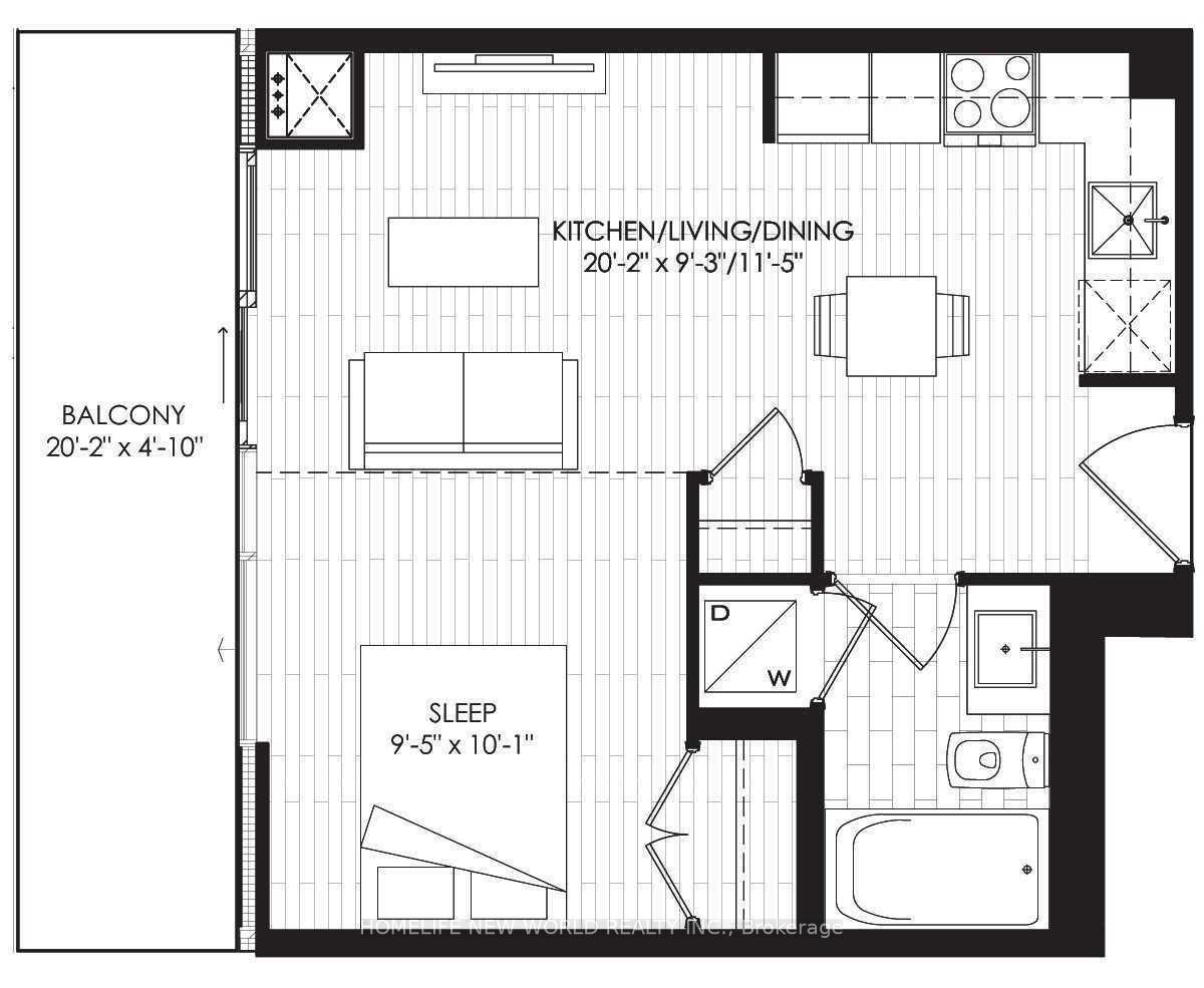 Photo 2 of Unit 1213, 160 Flemington Road, North York, Yorkdale-Glen Park — HOMEH