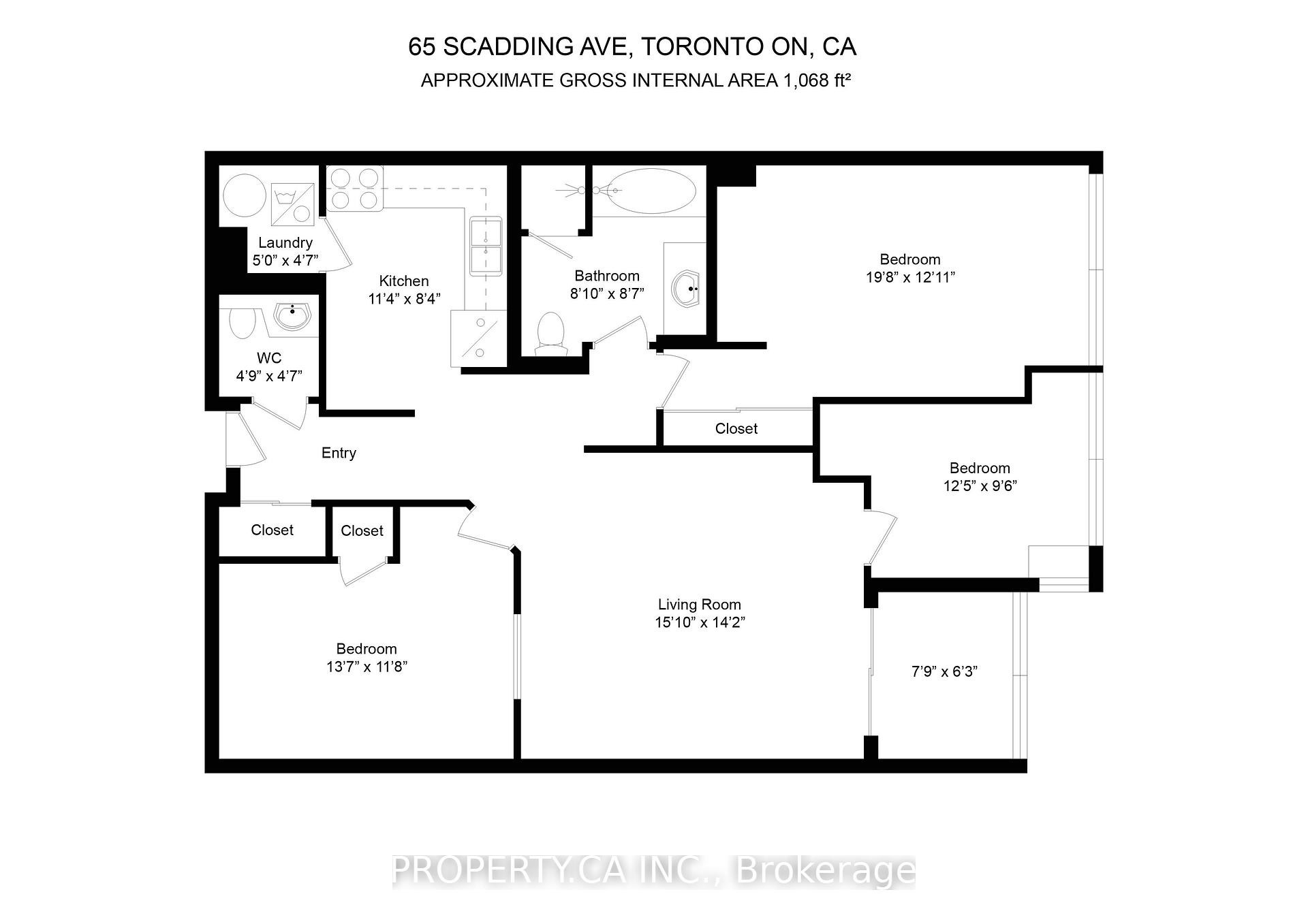 Photo 25 of Unit 608, 65 Scadding Avenue, Toronto, Waterfront Communities — HOMEH
