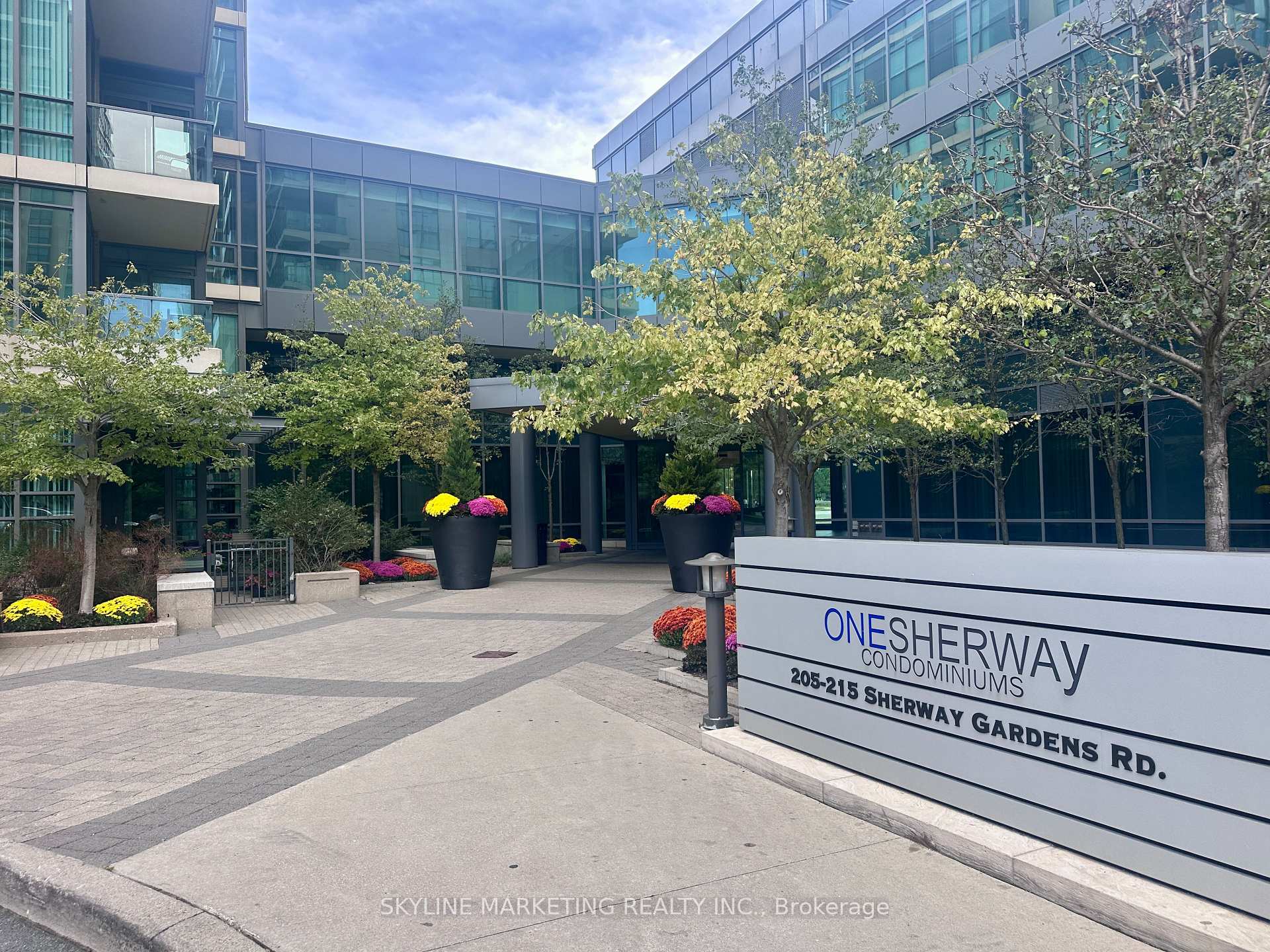 Front of Unit 2108, 215 Sherway Gardens Road