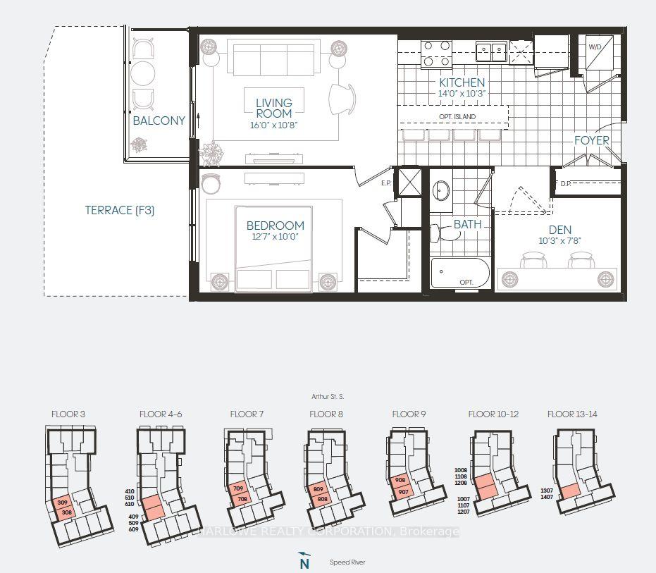 Photo 3 of Unit 510, 93 Arthur Street S, Guelph, St. Patrick's Ward — HOMEH
