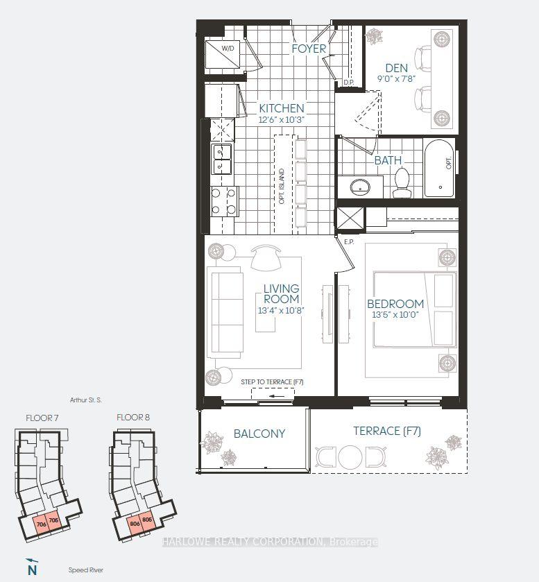 Photo 3 of Unit 805, 93 Arthur Street S, Guelph, St. Patrick's Ward — HOMEH