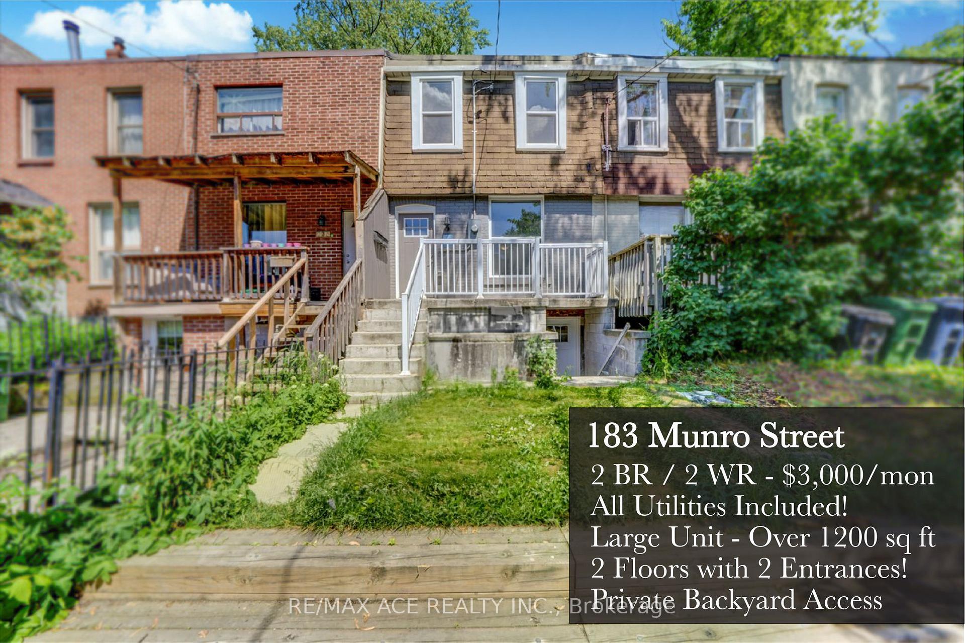 Photo 1 of 183 Munro Street, Toronto, South Riverdale — HOMEH