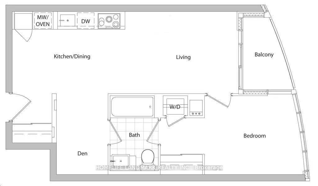 Photo 4 of Unit 1203, 21 Iceboat Terrace, Toronto, Waterfront Communities — HOMEH