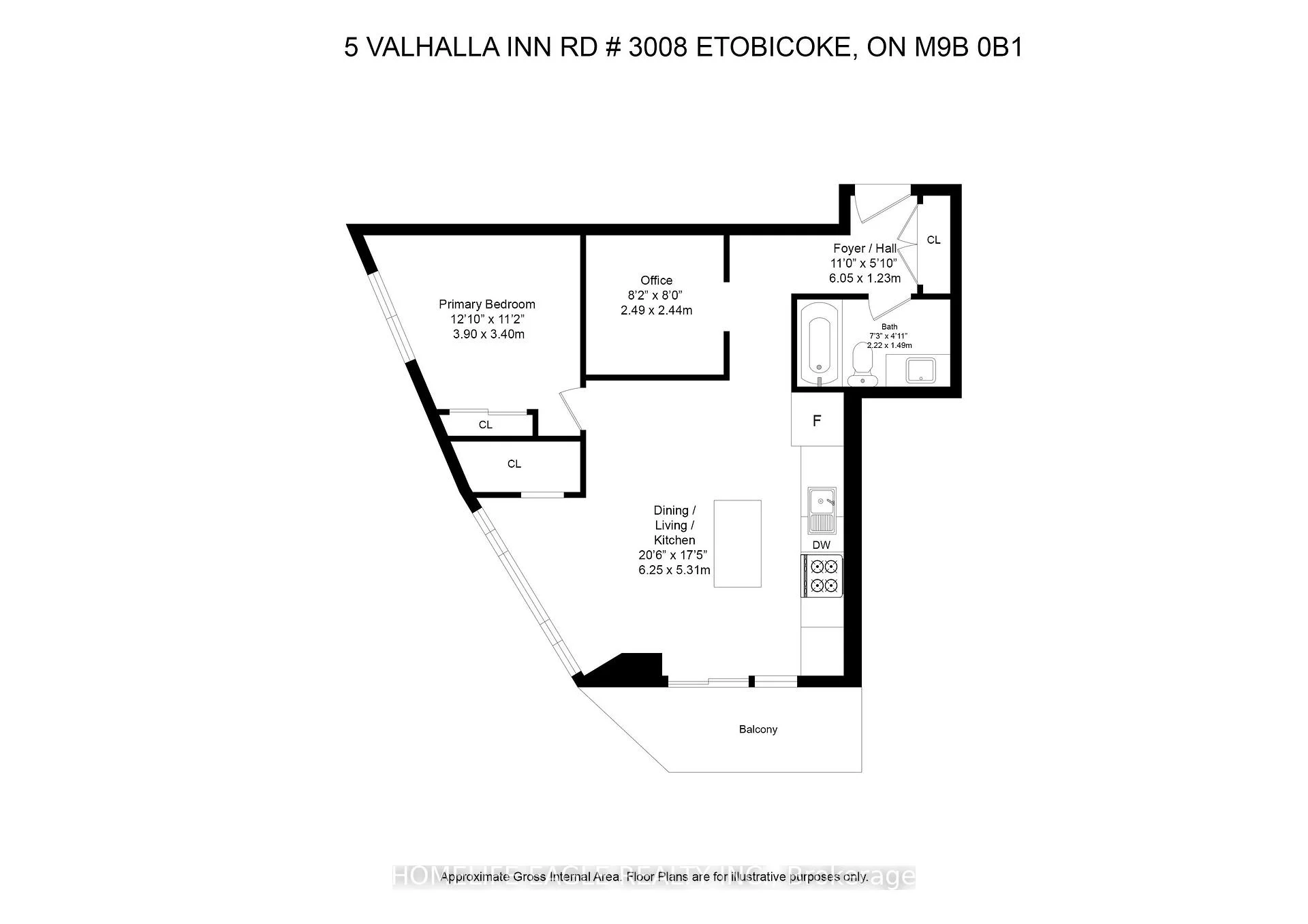 Photo 22 of Unit 3008, 5 Valhalla Inn Road, Etobicoke, Islington-City Centre West — HOMEH