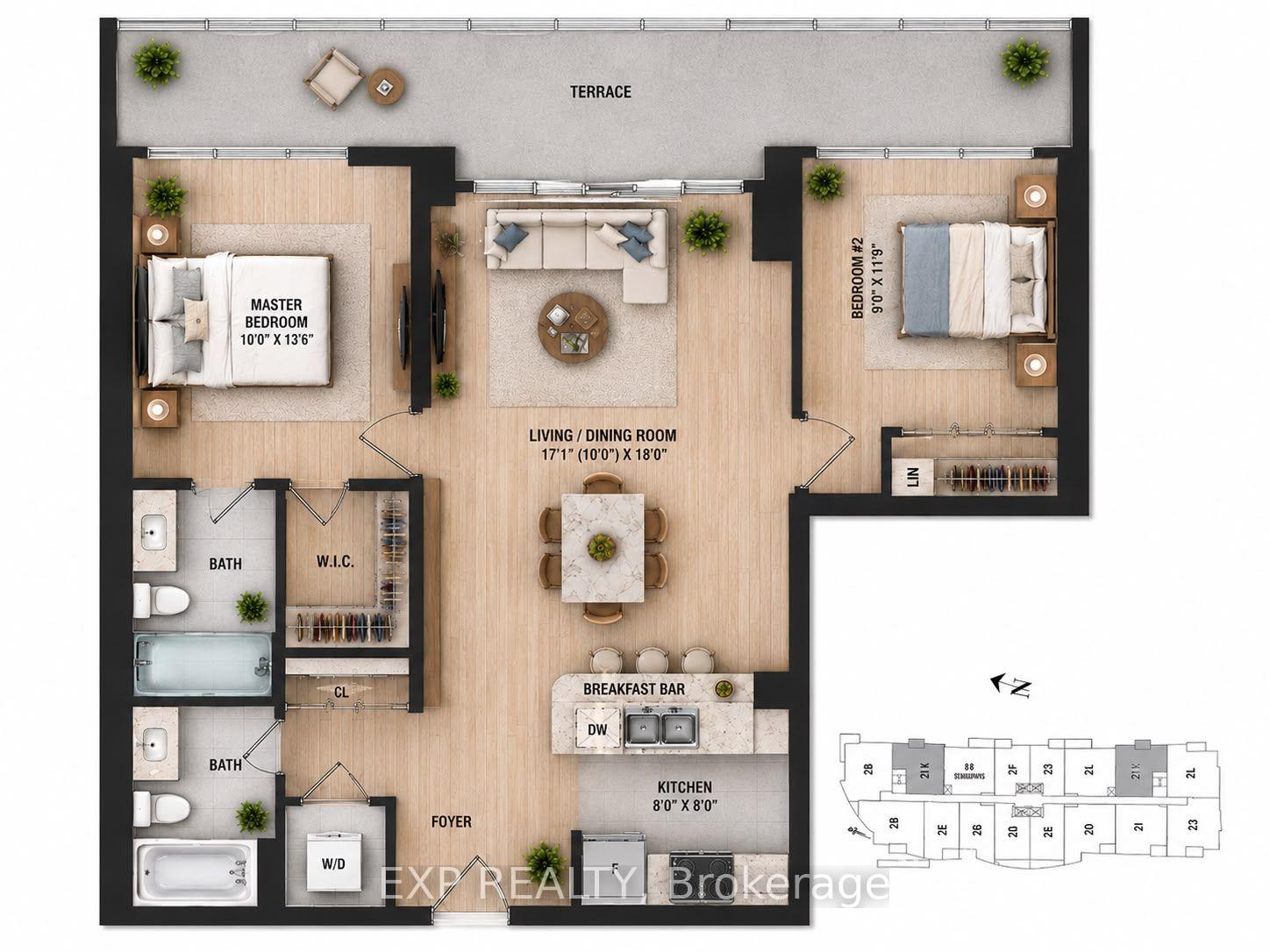 Front of Unit 311, 35 Hollywood Avenue