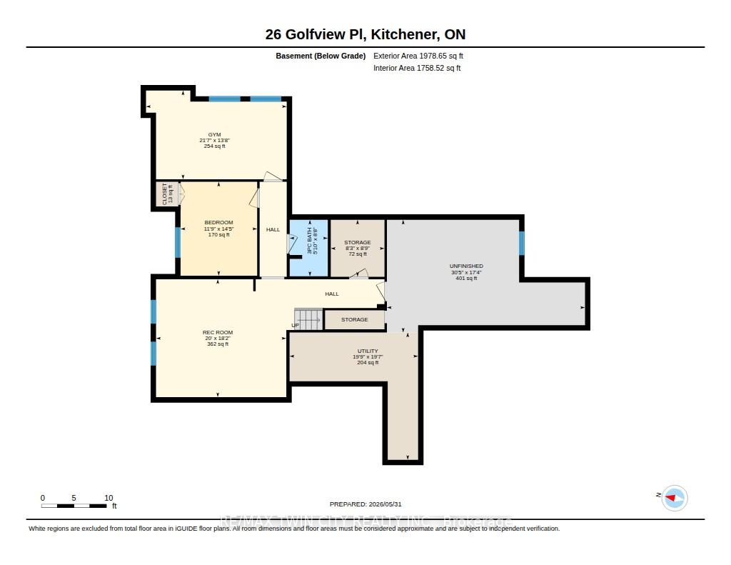 Photo 47 of 26 Golfview Place, Kitchener, Uptown West — HOMEH