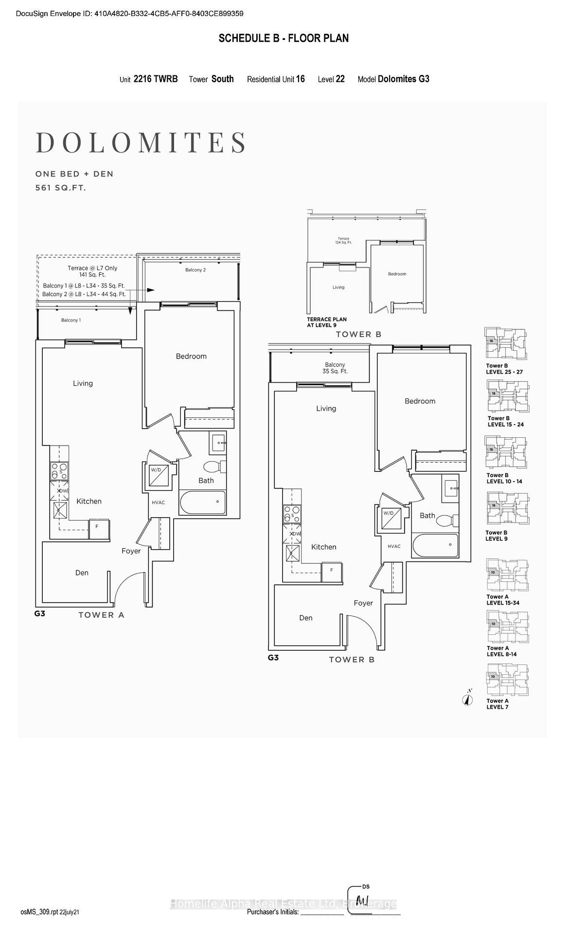 Photo 3 of Unit 2204, 21 Meadowdale Road, Vaughan, Vaughan Corporate Centre — HOMEH