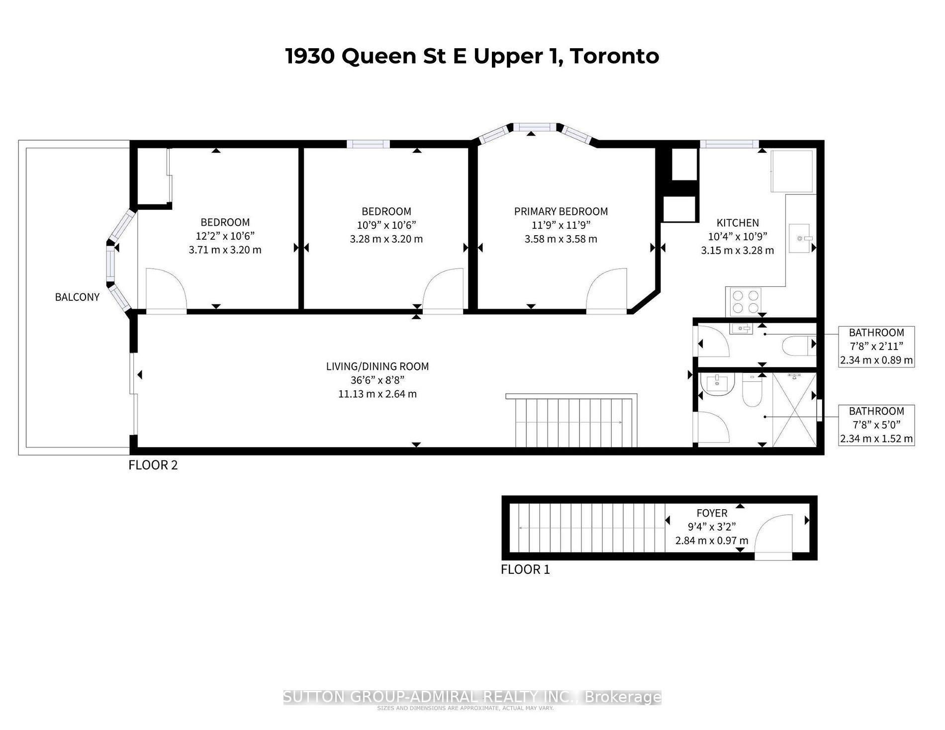Photo 31 of Unit Upper 1, 1930 Queen Street E, Toronto, The Beaches — HOMEH