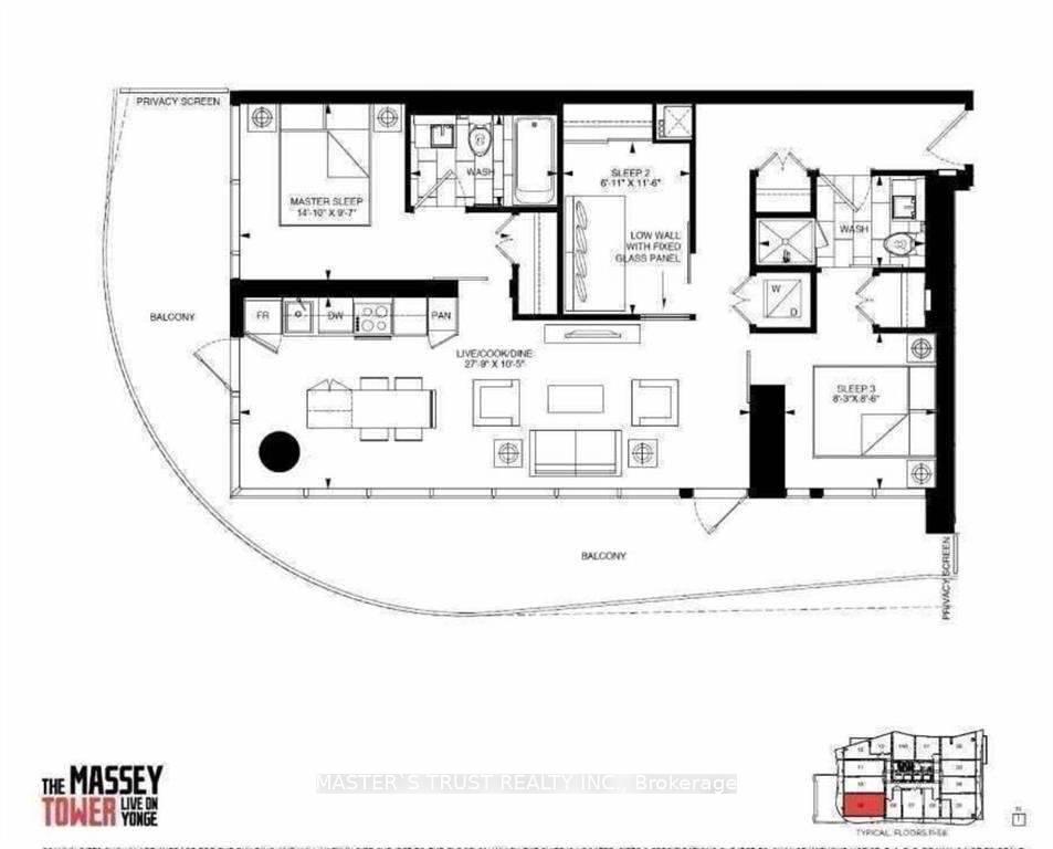 Photo 3 of Unit 2609, 197 Yonge Street, Toronto, Church-Yonge Corridor — HOMEH