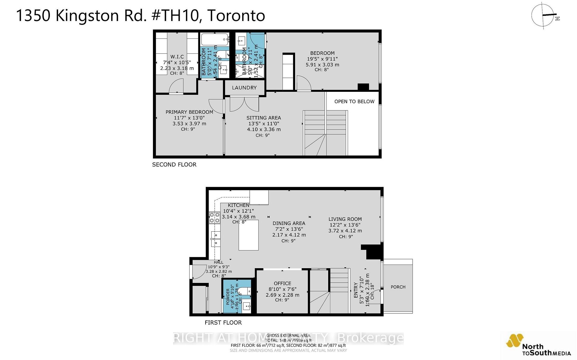 Photo 2 of Unit TH10, 1350 Kingston Road, Scarborough, Birchcliffe-Cliffside — HOMEH