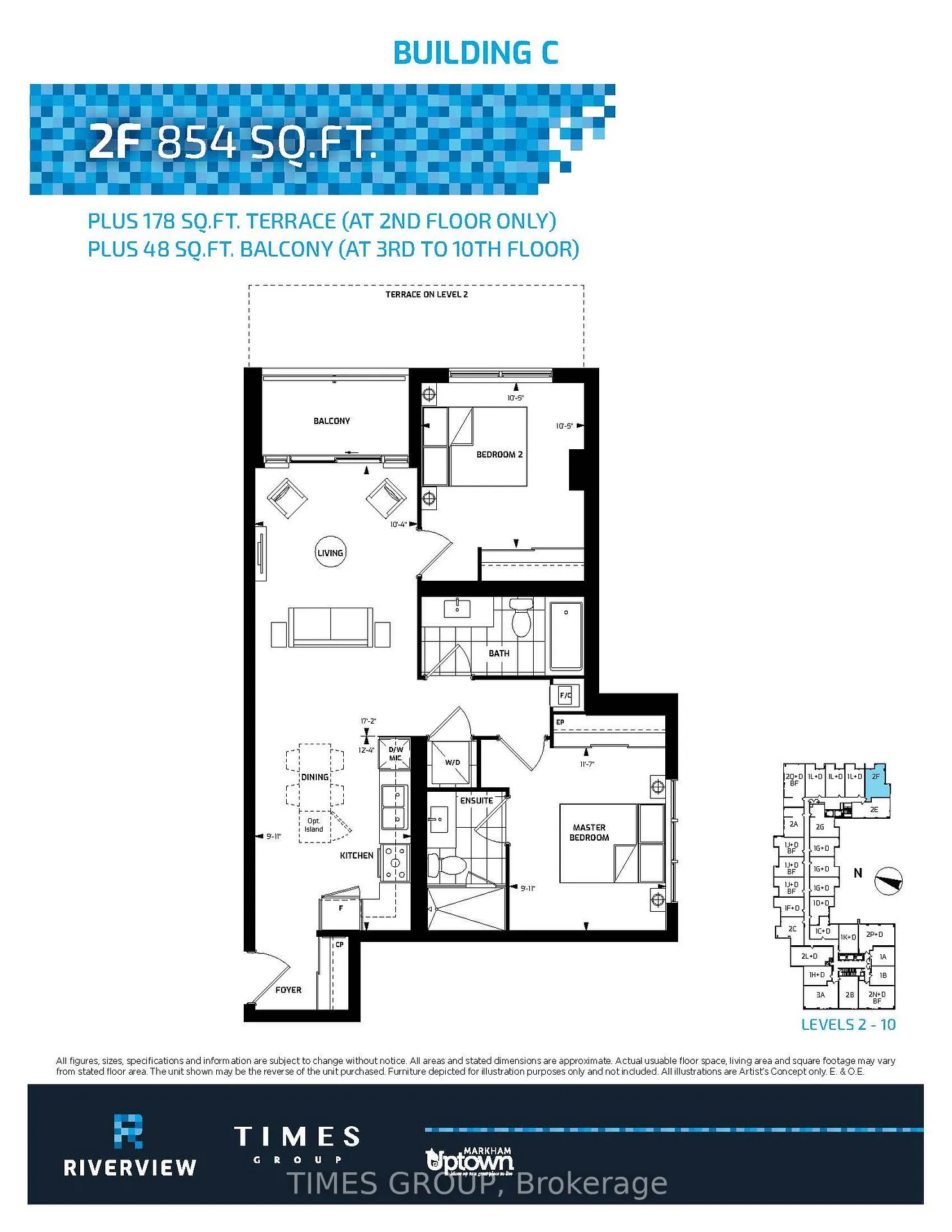 Photo 7 of Unit 622, 38 Water Walk Drive, Markham, Unionville — HOMEH