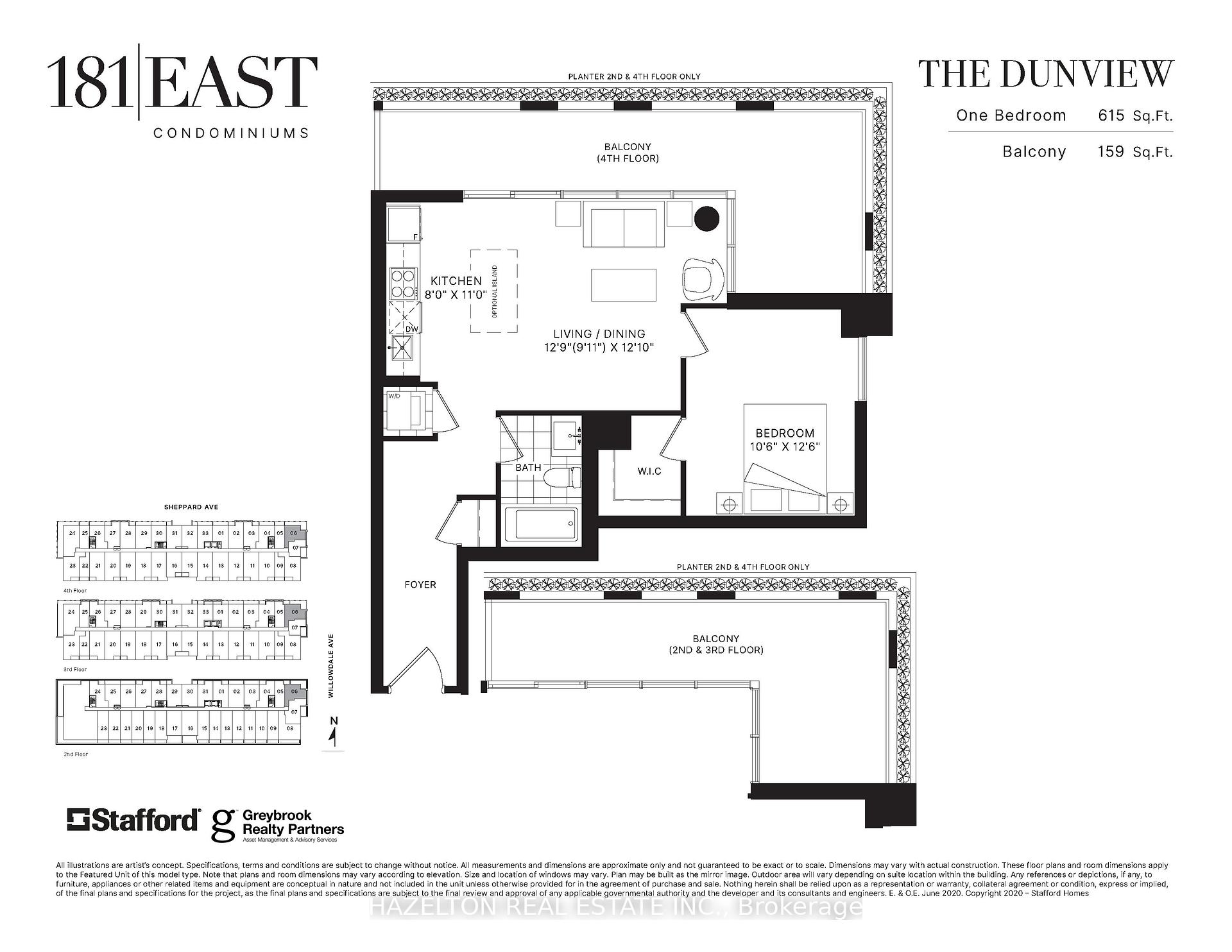 Photo 2 of Unit 406, 181 Sheppard Avenue E, North York, Willowdale East — HOMEH