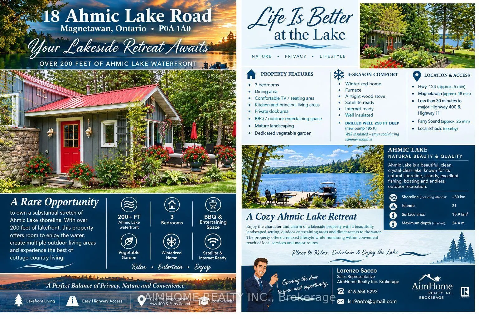 Photo 6 of 18 Bayview Road, Magnetawan, Ahmic Harbour — HOMEH