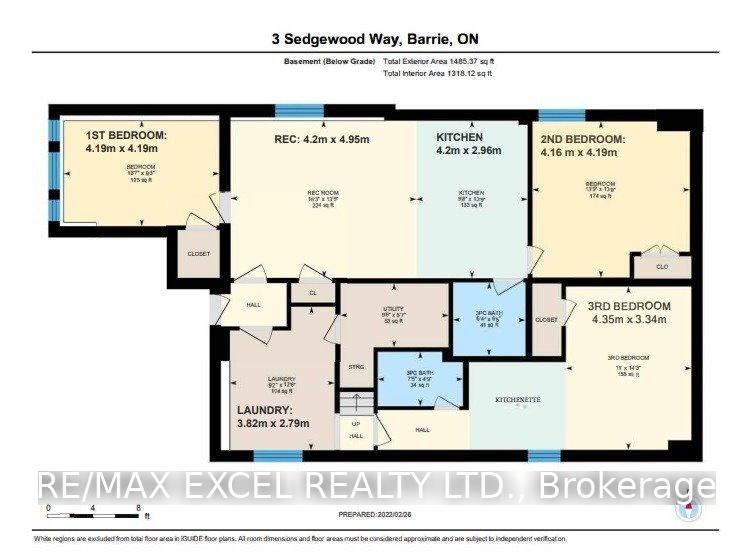 Photo 26 of Unit Bsmt, 3 Sedgewood Way, Barrie, Ardagh — HOMEH