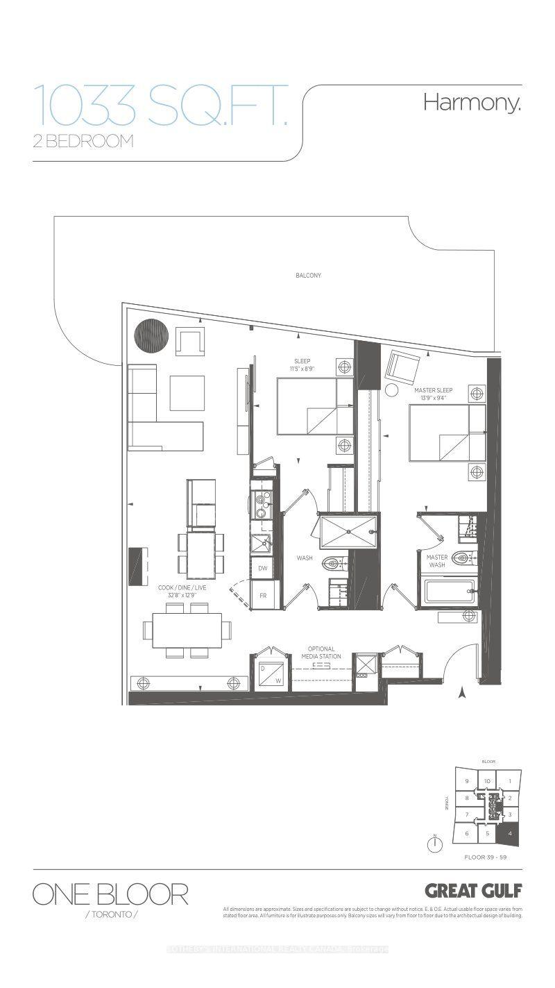 Photo 46 of Unit 6404, 1 Bloor Street E, Toronto, Church-Yonge Corridor — HOMEH