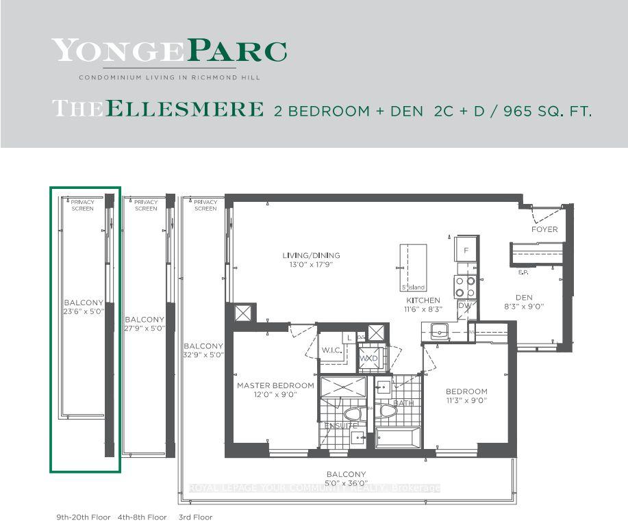 Photo 60 of Unit 1809, 75 Oneida Crescent, Richmond Hill, Langstaff — HOMEH