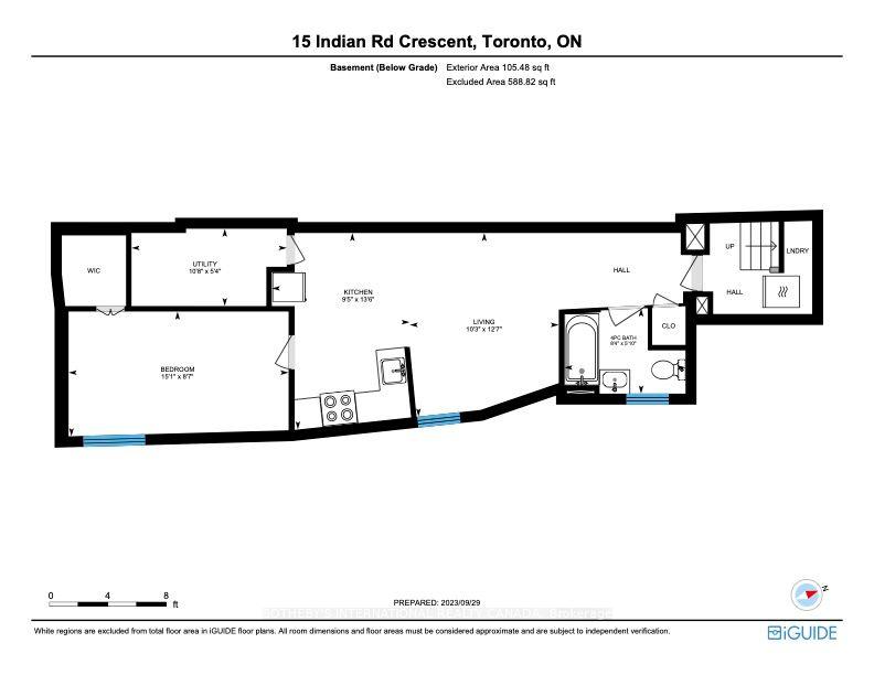 Photo 25 of Unit Bsmt, 15 Indian Road Crescent, Toronto, High Park North — HOMEH