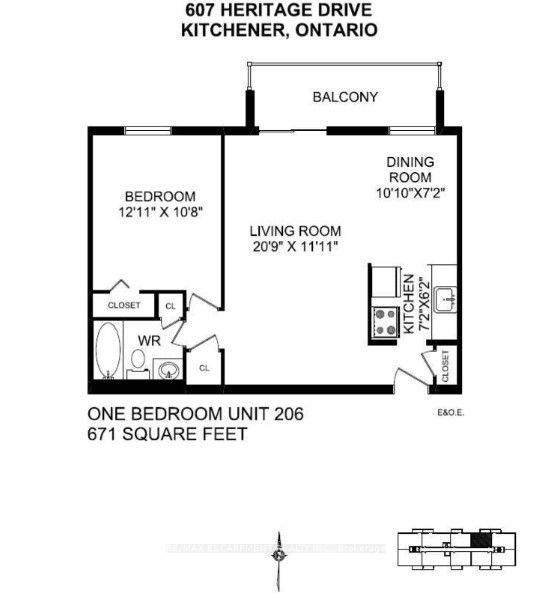 Photo 7 of Unit 306, 607 Heritage Drive, Waterloo, Heritage Park - Kitchener — HOMEH