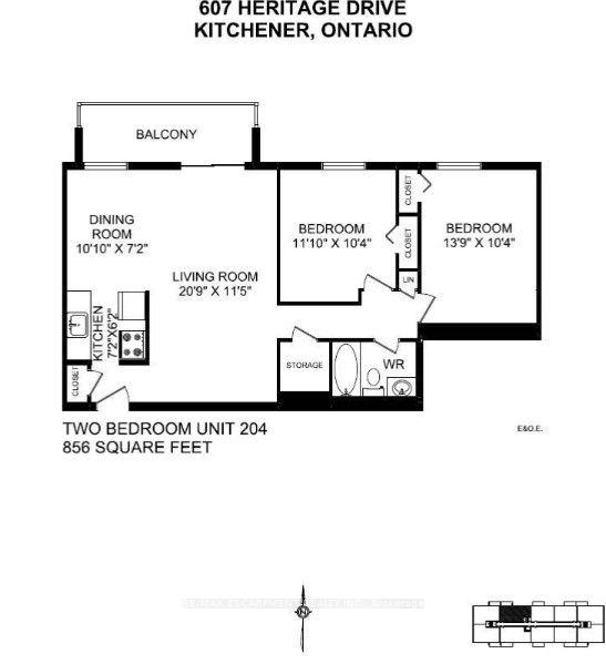 Photo 8 of Unit 401, 607 Heritage Drive, Waterloo, Heritage Park - Kitchener — HOMEH