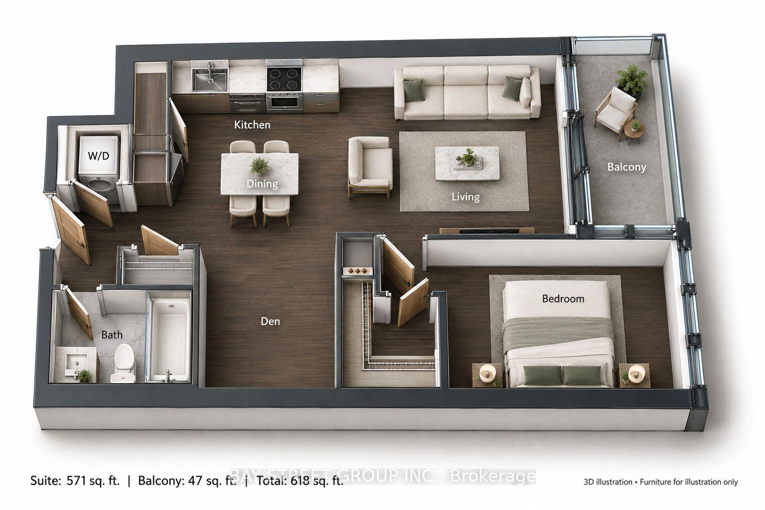 Photo 3 of Unit 1608, 19 Bathurst Street, Toronto, Waterfront Communities — HOMEH