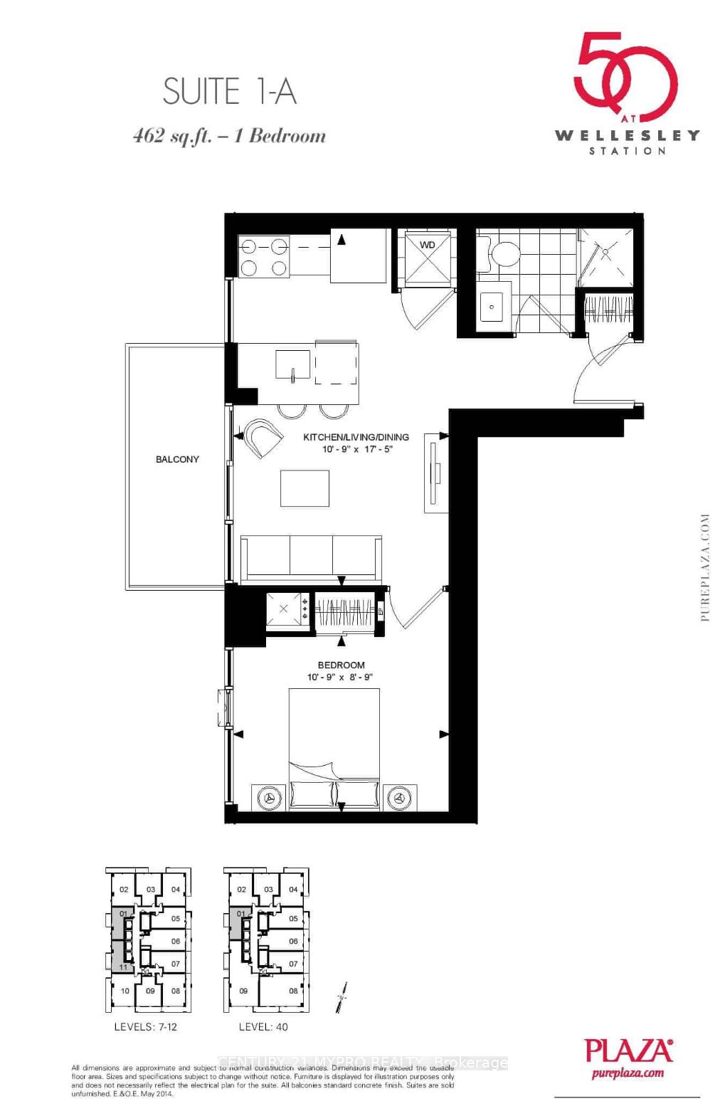 Photo 16 of Unit 1711, 50 Wellesley Street E, Toronto, Church-Yonge Corridor — HOMEH