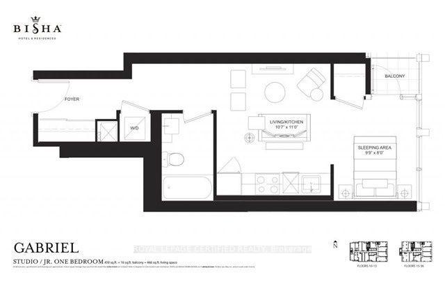 Photo 9 of Unit 2211, 88 Blue Jays Way, Toronto, Waterfront Communities — HOMEH