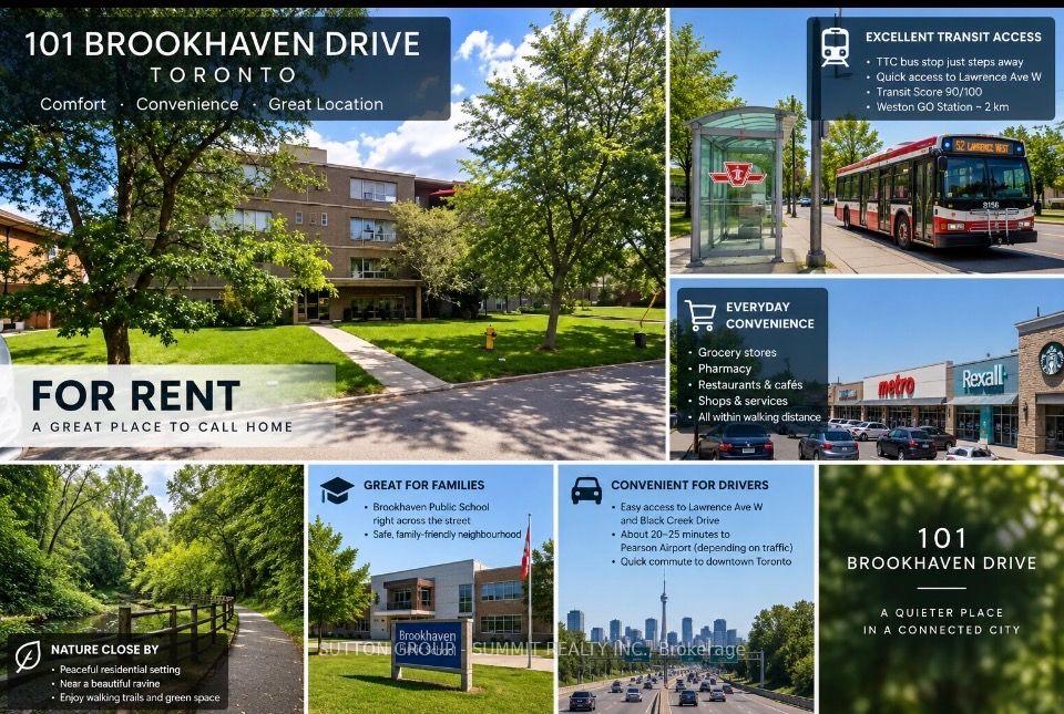Photo 1 of Unit 305, 101 Brookhaven Drive, North York, Brookhaven-Amesbury — HOMEH