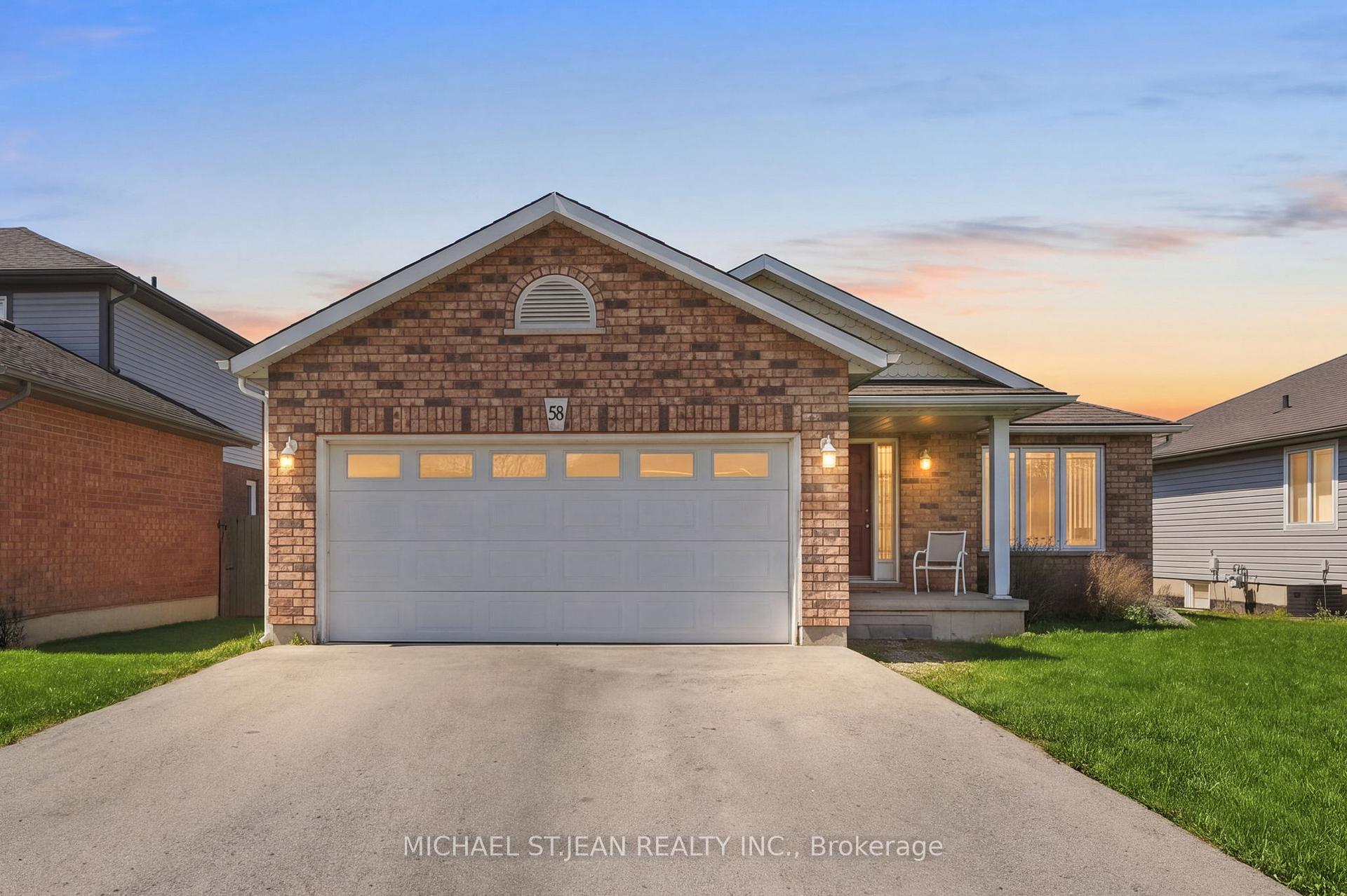 Front of 58 Saturn Road