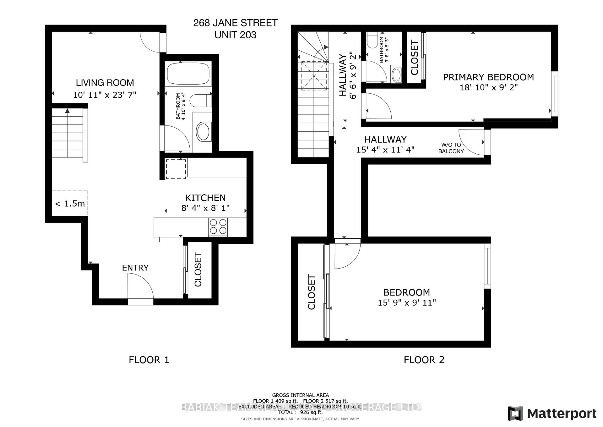 Photo 22 of Unit 203, 268 Jane Street, Toronto, Lambton Baby Point — HOMEH
