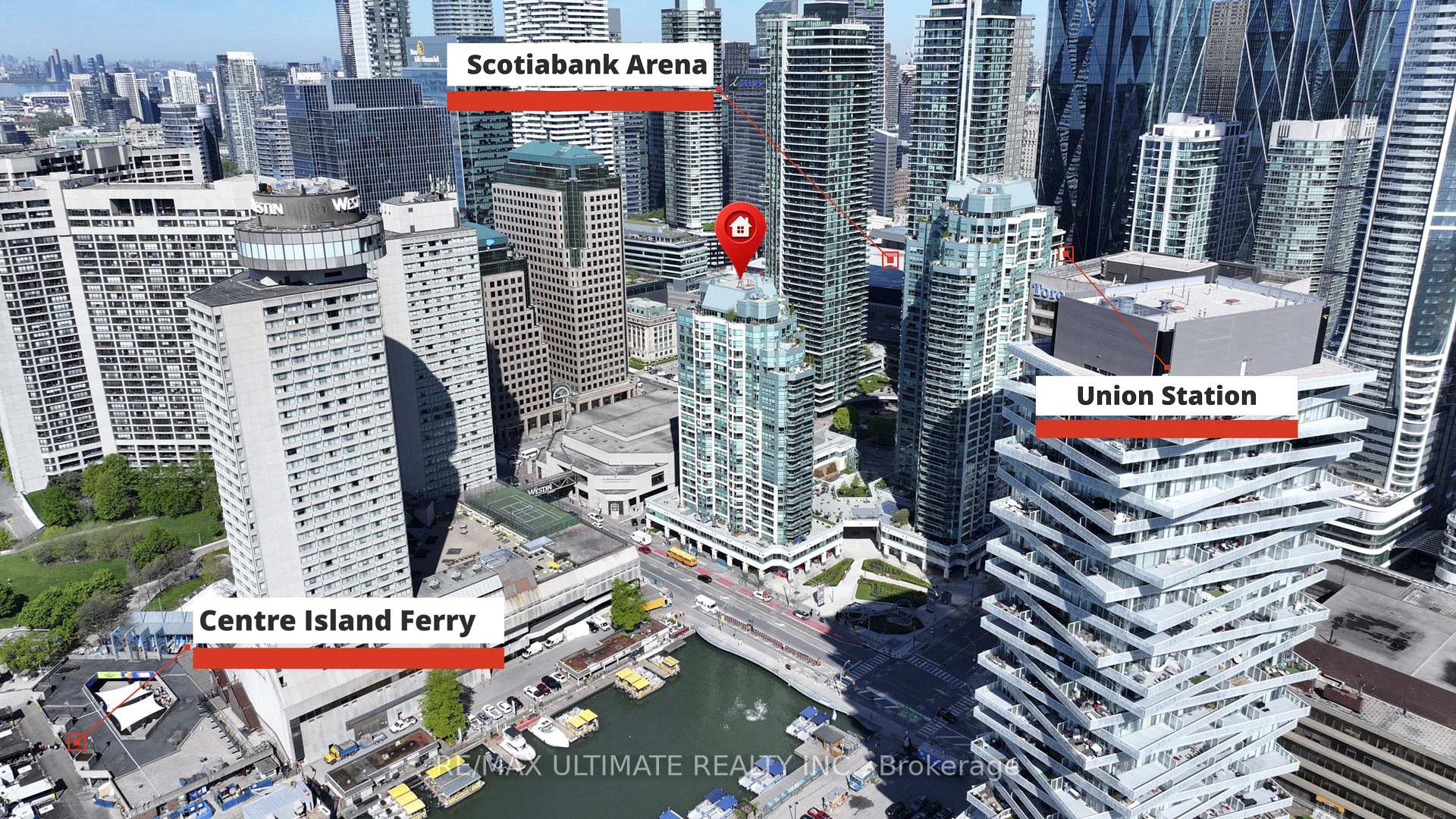Photo 4 of Unit 2206, 10 Queens Quay W, Toronto, Waterfront Communities — HOMEH