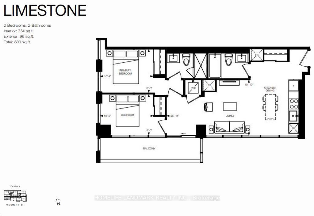 Photo 8 of Unit 2706, 91 John Street N, Hamilton, Beasley — HOMEH