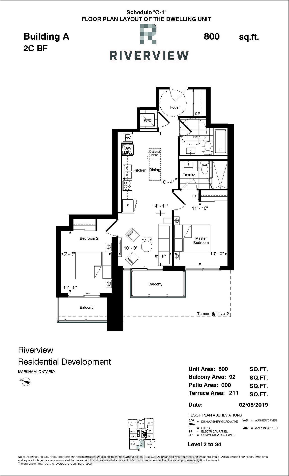 Photo 19 of Unit 2706, 8 Water Walk Drive, Markham, Unionville — HOMEH