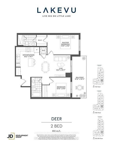 Photo 12 of Unit 811, 58 Lakeside Terrace, Barrie, Little Lake — HOMEH
