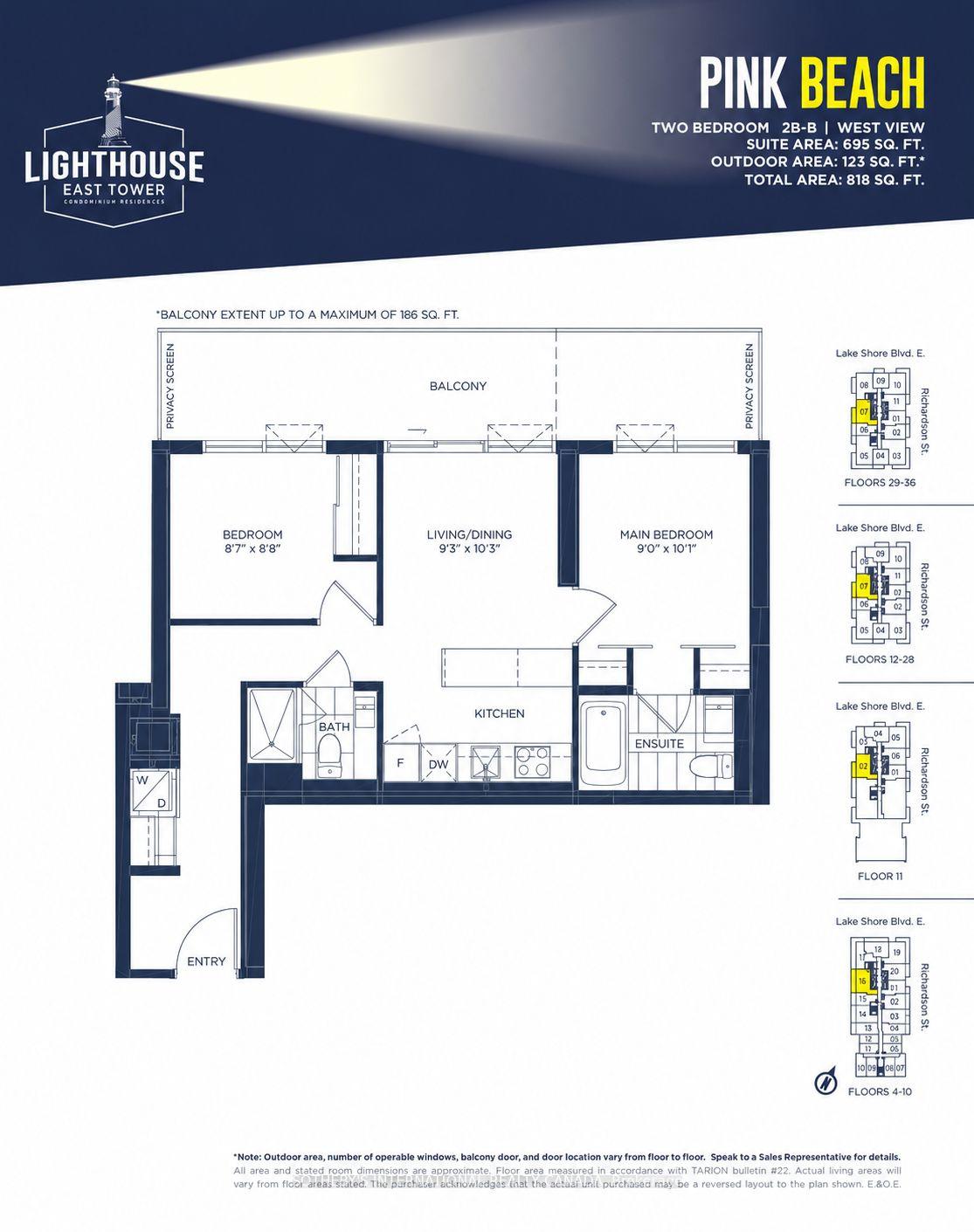 Photo 18 of Unit 816, 20 Richardson Street, Toronto, Waterfront Communities — HOMEH