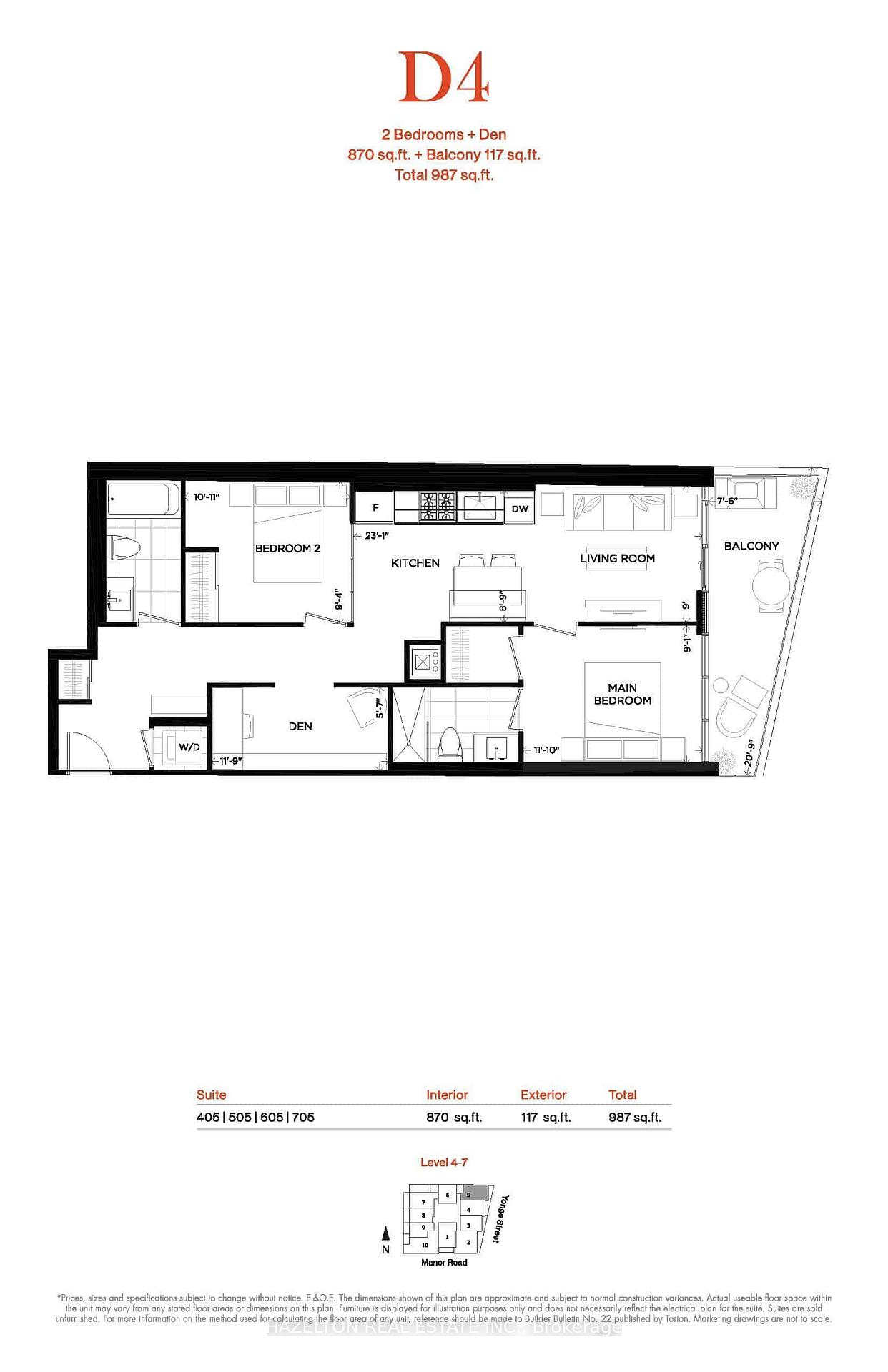 Photo 2 of Unit 605, 8 Manor Road W, Toronto, Yonge-Eglinton — HOMEH