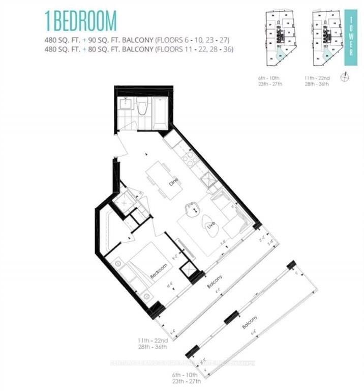 Photo of Unit 2903, 77 Mutual Street