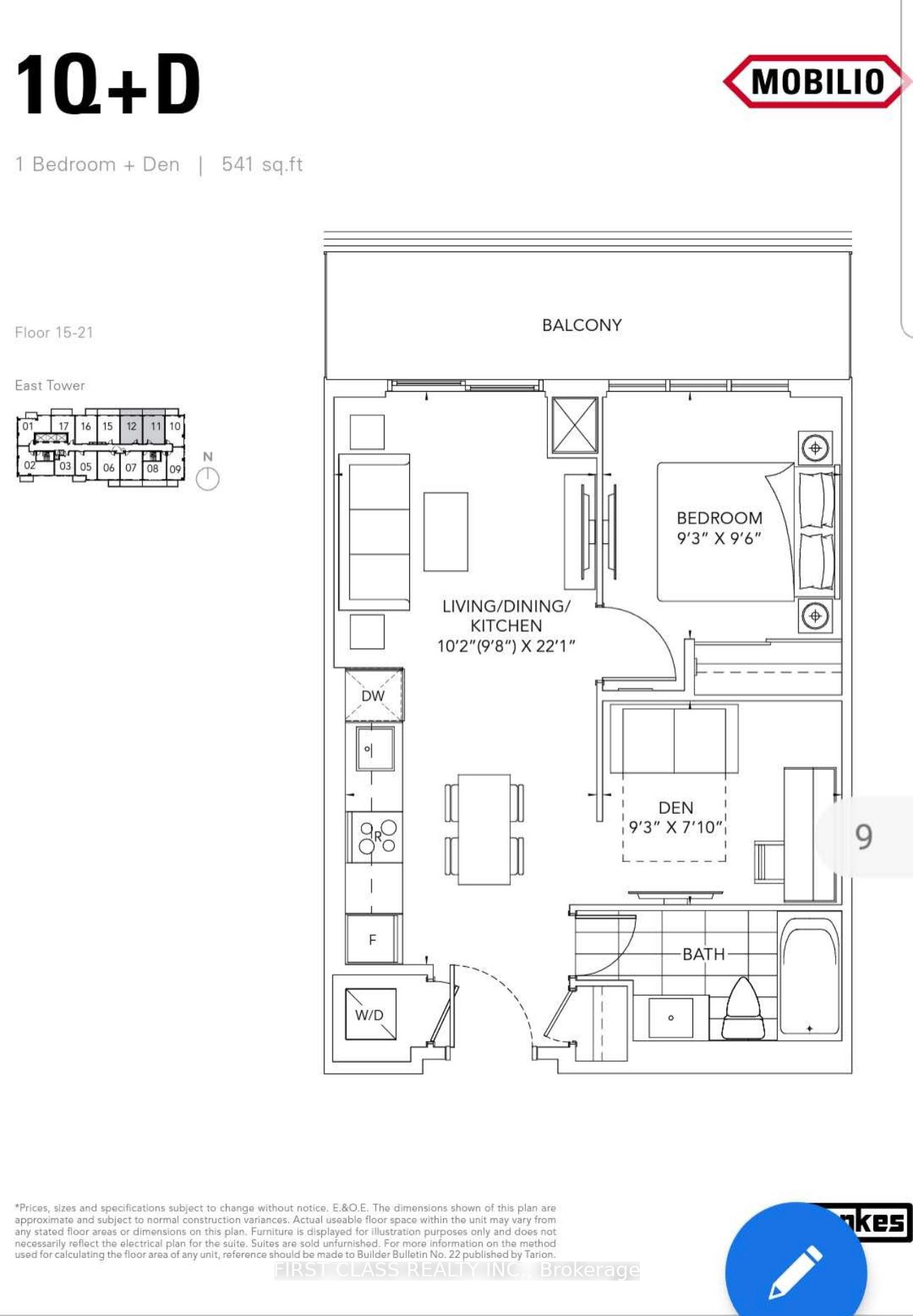 Photo 12 of Unit 2012, 38 Honeycrisp Crescent, Vaughan, Vaughan Corporate Centre — HOMEH