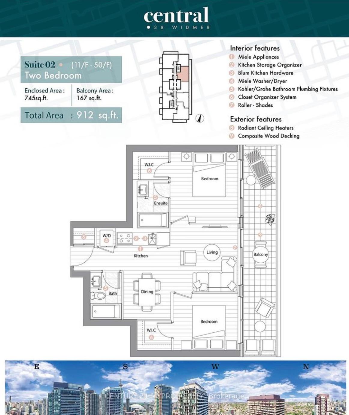 Photo 12 of Unit 4202, 38 Widmer Street, Toronto, Waterfront Communities — HOMEH