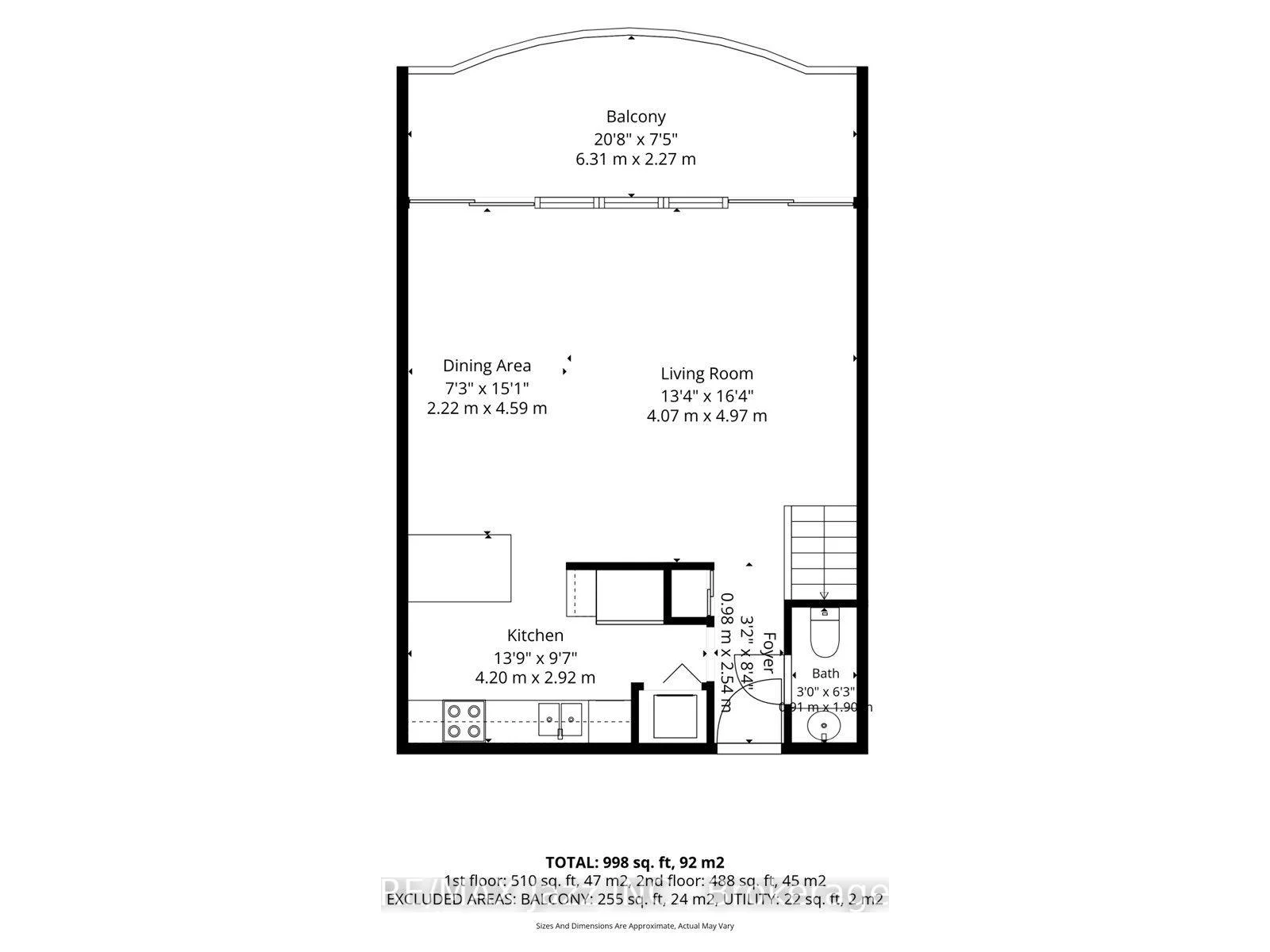 Photo 45 of Unit 405, 337 Simcoe Street N, Oshawa, O'Neill — HOMEH