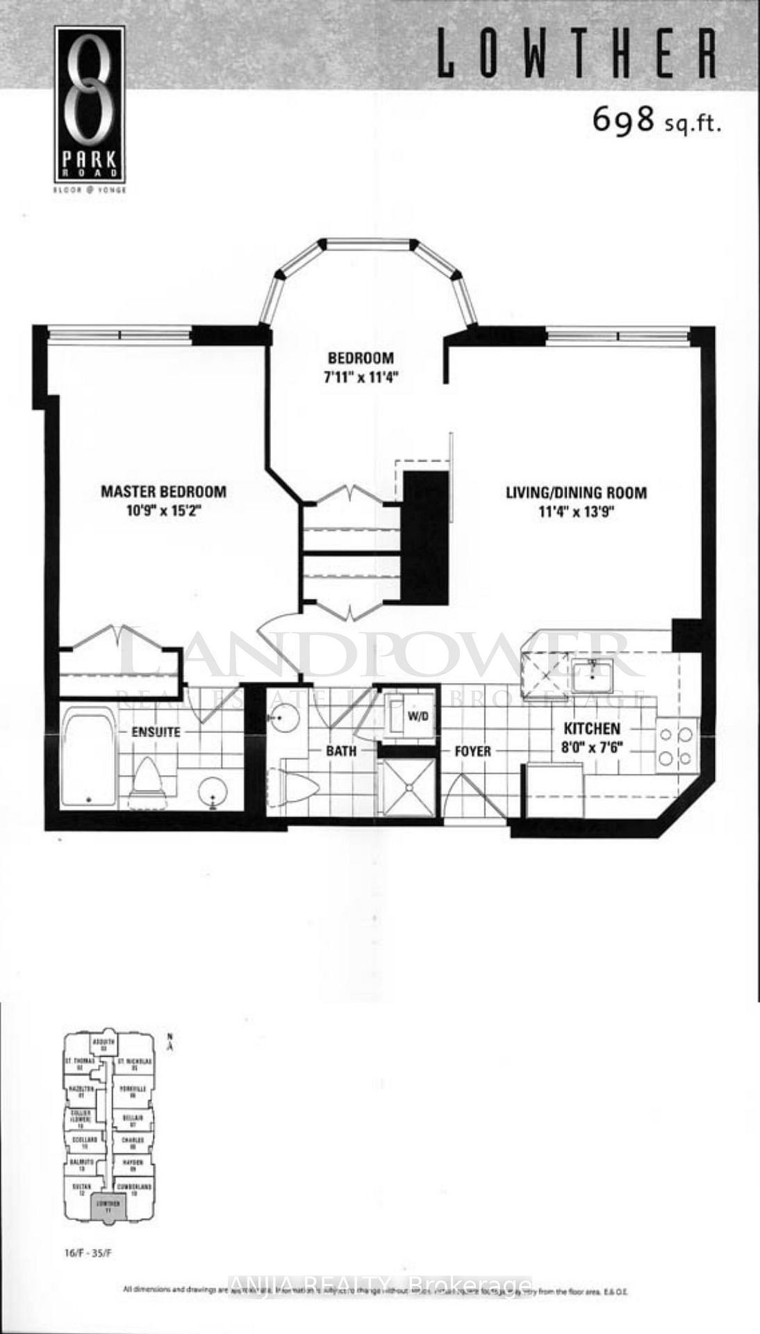 Photo 7 of Unit 2011, 8 Park Road, Toronto, Rosedale-Moore Park — HOMEH